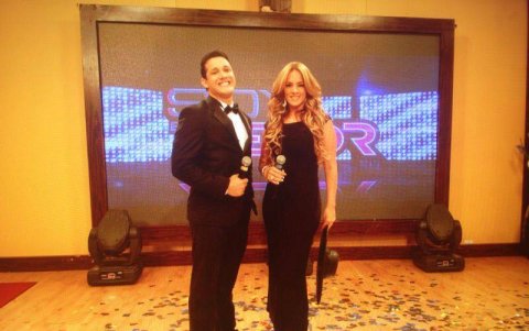 Carlos José con Gabriela.