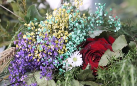 Así podría quedar el ramo sin la palma