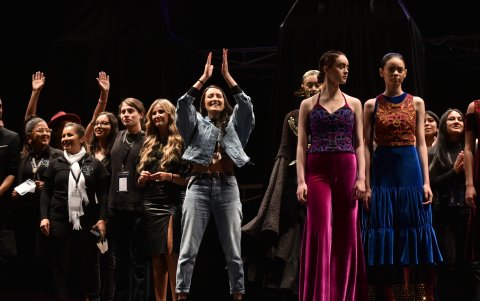 En el teatro Bolívar, la diseñadora presentó su reciente colección 'Performance'
