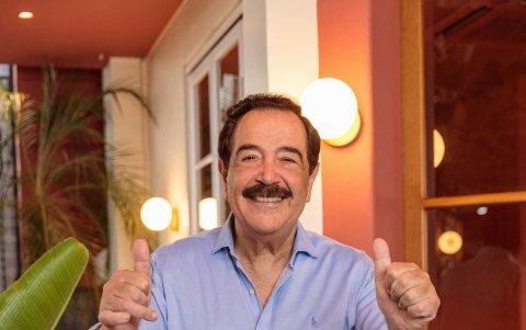 El exalcalde de Guayaquil también hizo gala de su buen humor durante la entrevista.