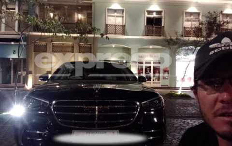 El juez Diego Moscoso en una selfie.