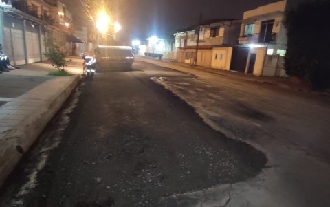 Los trabajos se continuarán ejecutando en otra zona