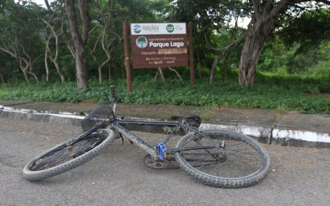 Muchas personas han decidido dejar sus bicicletas olvidadas en el sector