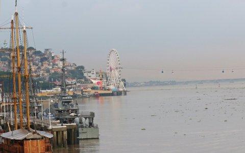 Los guayaquileños quieren ver volver a ver sobre las aguas del Guayas al Morgan.
