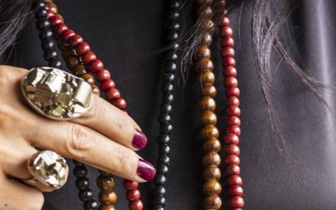 Ha trabajado con piedras naturales como la pirita.