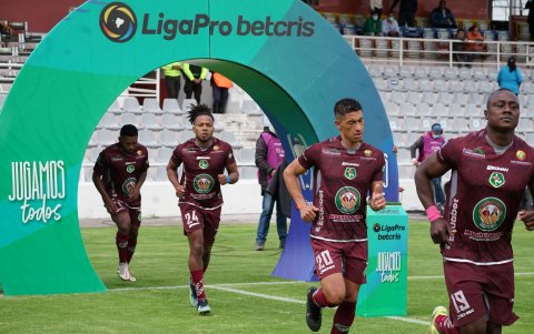 La marca de Betcris aparece en todos los partidos de la LigaPro como auspiciantes del torneo ecuatoriano.