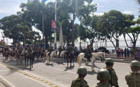 Hecho. El evento se desarrolla la mañana de este jueves 5 de mayo.