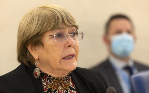 La alta comisionada de la ONU para los derechos humanos, Michelle Bachelet, en foto de archivo.