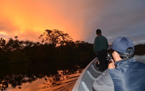 El amanecer es de ensueño y el ocaso indescriptible.