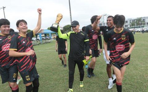 Se realizó un campeonato de fútbol para los estudiantes