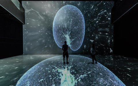 Noise Aquarium, de Victoria Vesna y Adam Bogdan, una de las propuestas de la exposición 