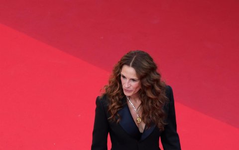 Julia Roberts en su llegada a la proyección de 'Armageddon Time' durante el 75º Festival de Cine de Cannes, en Cannes, Francia, el 19 de mayo de 2022.