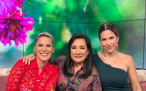 Con Gaby Díaz y Alejandra Jaramillo.