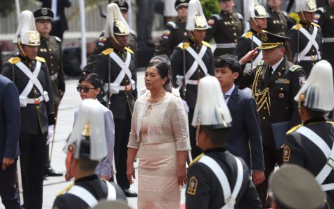 Guadalupe Llori, presidenta de la Asamblea Nacional.