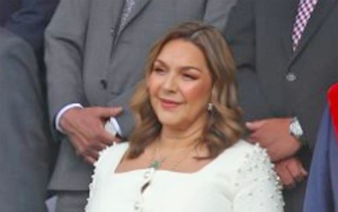 María de Lourdes Alcívar, durante el Informe a la Nación.