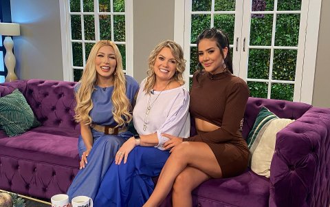 Jasú Montero, Úrsula Strenge y Michela Pincay de 'De casa en casa'.