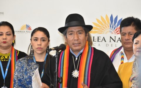 Días atrás, el perfil de Salvador Quishpe como presidenciable también fue propuesto por organizaciones.