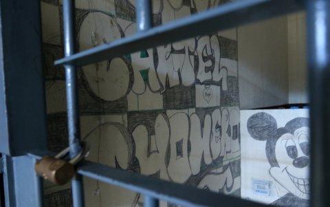 Una celda de la cárcel conocida como La Roca, en Guayaquil.