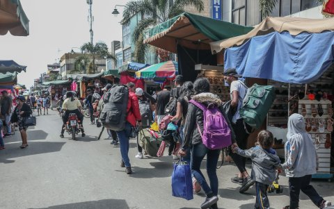 Imagen de la ciudad de Tumbes, en el norte de Perú.
