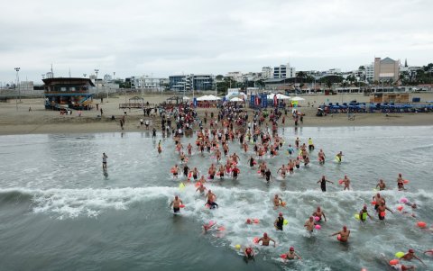 La prueba se disputó en la playa El Murciélago en varios circuitos que aglutinaron a cerca de 600 competidores.