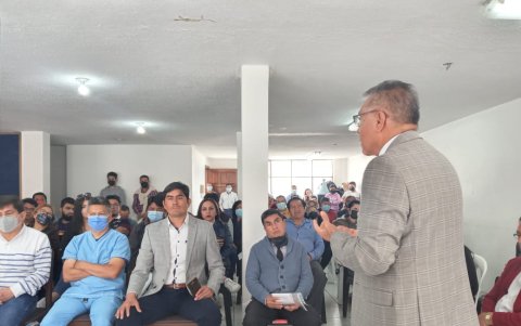 Diálogos. Édgar Analuisa mantiene encuentros con militantes y actores políticos interesados en MIOS.