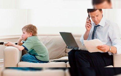 Un padre ausente puede estar físicamente junto al niño y este no se sentirá acompañado