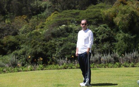 Patricio Alarcón, un hombre que gusta del 'footing'. En el pasado corrió en karting y practicó squash.