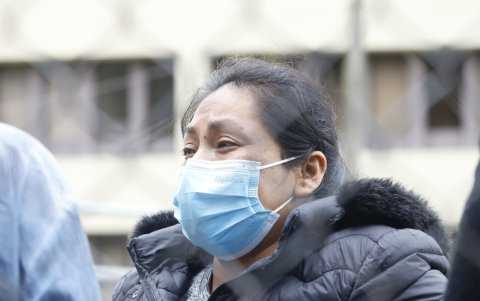 Dolor. La madre del occiso contó que queda en la orfandad un bebé de seis meses