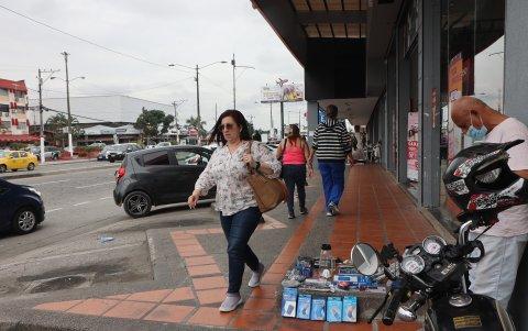 Día. La Alborada redujo su dinamismo tras las manifestaciones por el paro nacional.