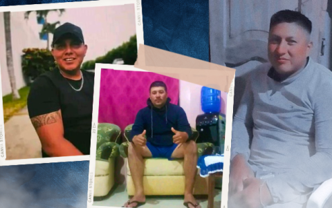 Los pescadores José Ruiz, Miguel Suárez.y Pedro González desaparecieron a mediados de este mes.