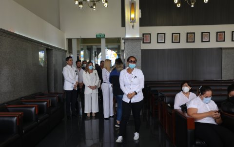 El equipo del programa 'De casa en casa'.