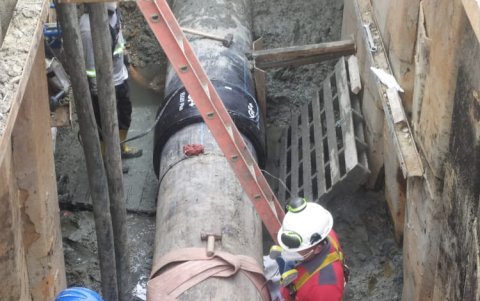 La empresa ve al alcantarillado como un activo, así el mantenimiento es constante para evitar los efectos de la corrosión y los desbordes de las aguas servidas.