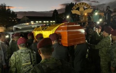 Fallecido. José Chimarro fue el elemento de las Fuerzas Armadas que fue asesinado en Shushufindi mientras protegía un convoy.