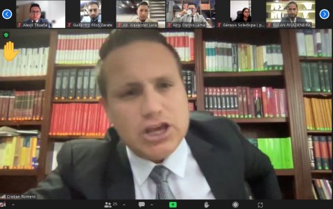 Corte. Cristian Romerofue uno de los abogados de Leandro Norero, narcotraficante asesinado.