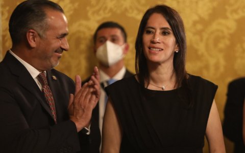 María Gabriela Aguilera, ministra de Vivienda y Desarrollo Urbano.