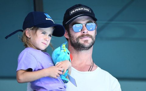 Chris Hemsworth e hija.