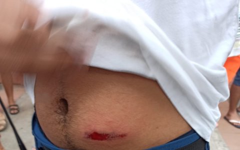 Caso. El hecho se registró la mañana de este miércoles.