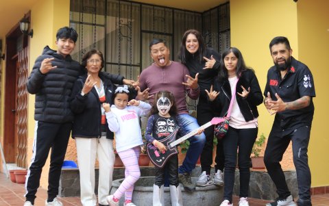 Parte de la banda de los Triskis.