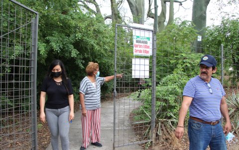 El acceso al Parque Seco Tropical Samanes 1 necesita ser controlado, según indican los vecinos.