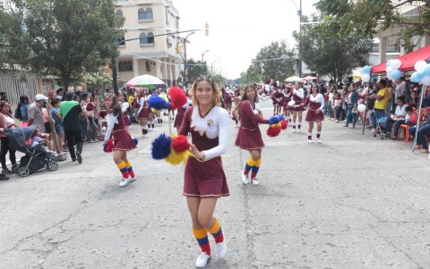 Los estudiantes dijeron estar felices de participar en el encuentro.