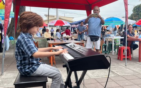 Gabriel Pérez fue uno de los protagonistas de la jornada.