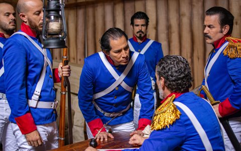 El casting para encontrar a los actores que calcen con los próceres independentistas no fue tarea fácil.