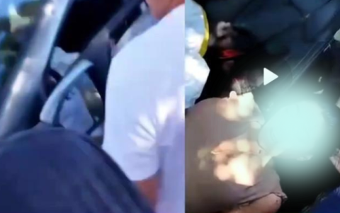 La noticia falsa de una página de Internet.