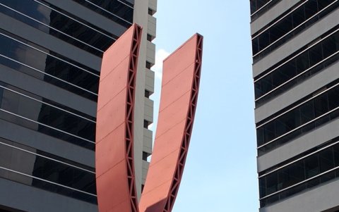 Escultura en el World Trade Center