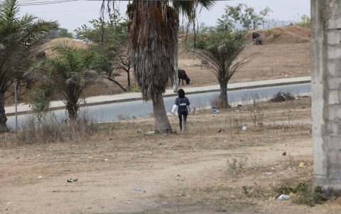 Una menor de 12 años retorna sola a su casa, en el sector de Ciudad Victoria.