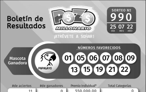 _BOLETIN POZO 990, LUNES 25 DE JULIO 2022