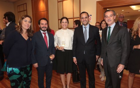 Cayetana Jiménez, Sergio Ianuzzelli, María Sol Pons, Juan Carlos Holguín y Jorge Friend.