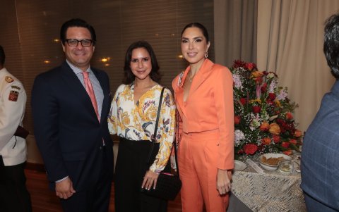 Roberto Carmigniani, Denisse Simó y Margarita Gómez-Lince.