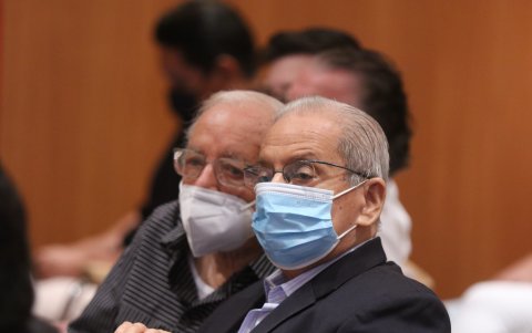 La nostalgia es evidente en Fernando Cazón, Nicolás Ulloa y Jorge Delgado.