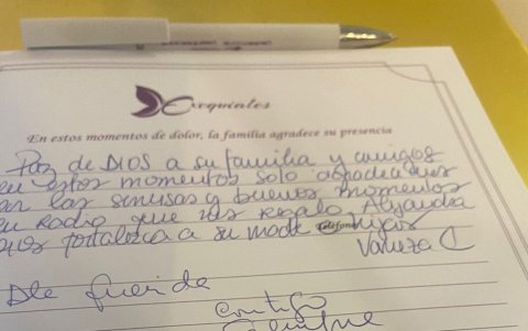 Andrea Ortiz, la Fresa, le dejó un mensaje a su amiga.